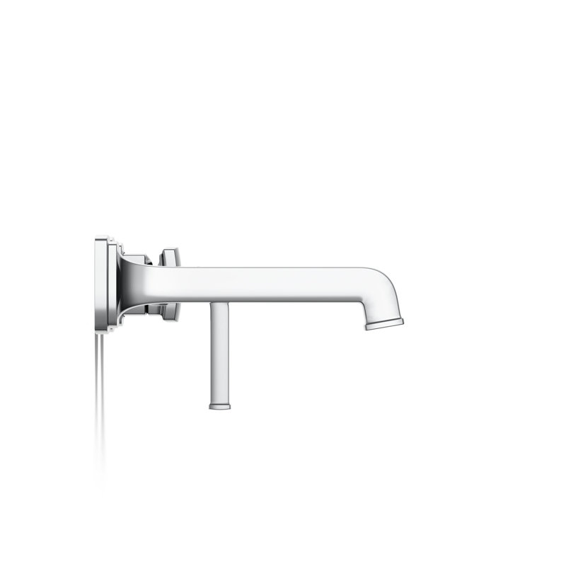 Riff Wall-Mount Single-Handle Bathroom Sink Faucet, Polished Chrome