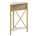 Plateau blanc / base or