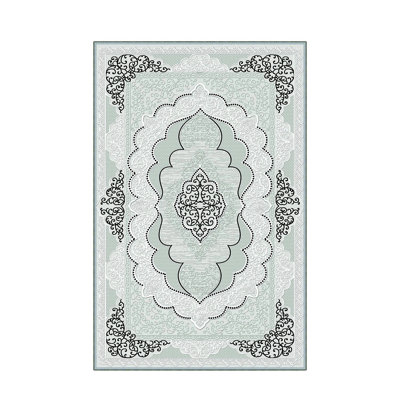 Stylish Hall Carpet 2.6 x 9.8 Feet - 100% Polyester, 0.04 in Pile Height | Antibacterial, Non-Slip PVC Felt Dot Underside | Machine Washable, 3D Digital Print | Perfect for Home Entryways & Living Spaces