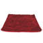 Tapis décoratif à poils longs rouge-20360743