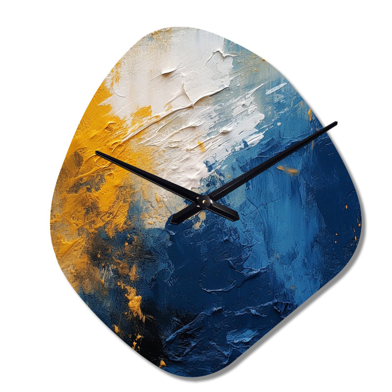 Horloge murale en métal Mancino, Petit