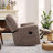 Claycomo 40.9'' Wide Modern and Overstuffed Soft Oversize Glider and Swivel Manual Recliner-789715437