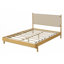 Base de lit plateforme en bois d'hévéa de qualité supérieure-73206380-73206370