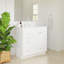 Armoire de salle de bain Shaker l 36 po x P 21 po x H 34,5 po sans plateau-426969040