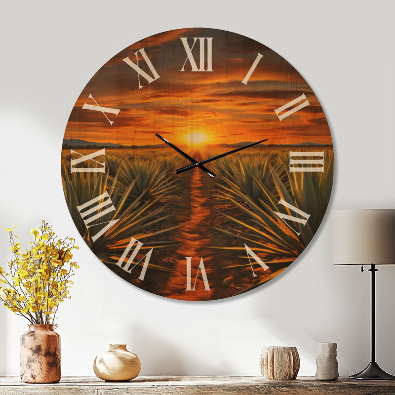 Horloge murale mexicaine Téquila, Surdimensionné