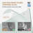 56"-60" W X 72" H Aluminum Frame Double Sliding Shower Door, 1/4" (6Mm) Clear Tempered Glass With Explosion-Proof Film, Dual Stainless Steel Handles-123404575