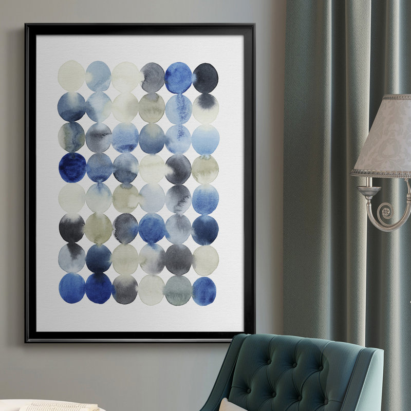 Organic Drops I - reproduction d'art sur toile, Noir, H 42,5 po x l 30,5 po x P 1 po