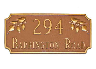 2-Line Address Plaque