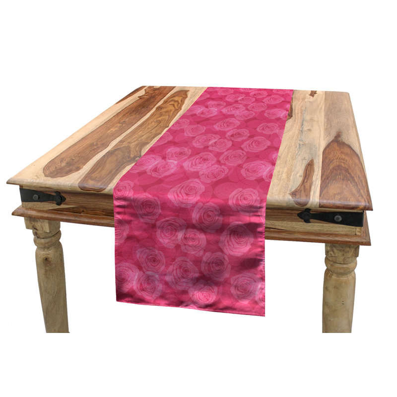 Rose Table Runner, 72" x 16"