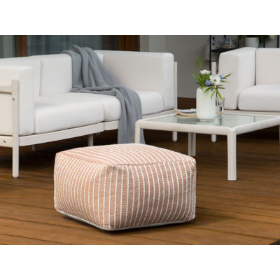 Shinita Upholstered Outdoor Ottoman