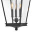 Chapel Hill Museum Black 3 -Bulb 26" H Outdoor Hanging Lantern