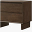 Table de chevet 2 tiroirs Hemlock