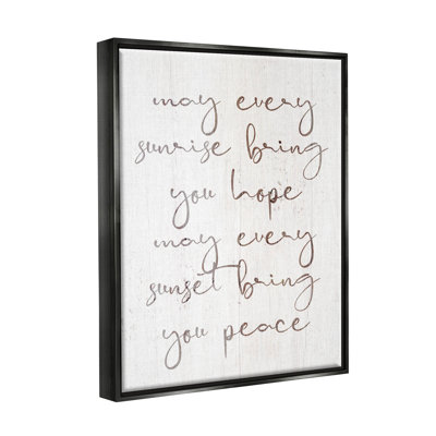 " Sunrise Bring You Hope Uplifting Phrase " by Lil' Rue