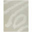 Hand Knotted Abstract Area Rug in Ivory/Light Khaki-547157401