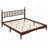Retro Style Wood Platform Bed-117794039