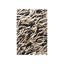 Cyrah Handmade Shag Abstract Black/Brown/Cream Area Rug-1211519349