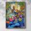 Impression encadrée FLORAL Series DCV III - Bois massif-1895379469