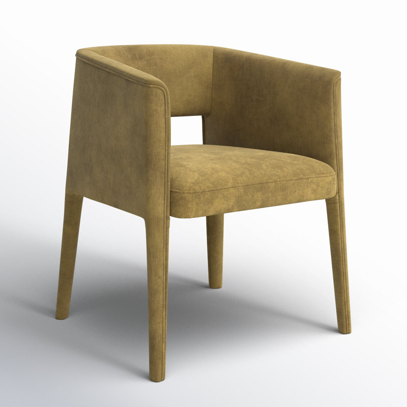 Darrin 19'' H Upholstered Armchair, Velvet Green