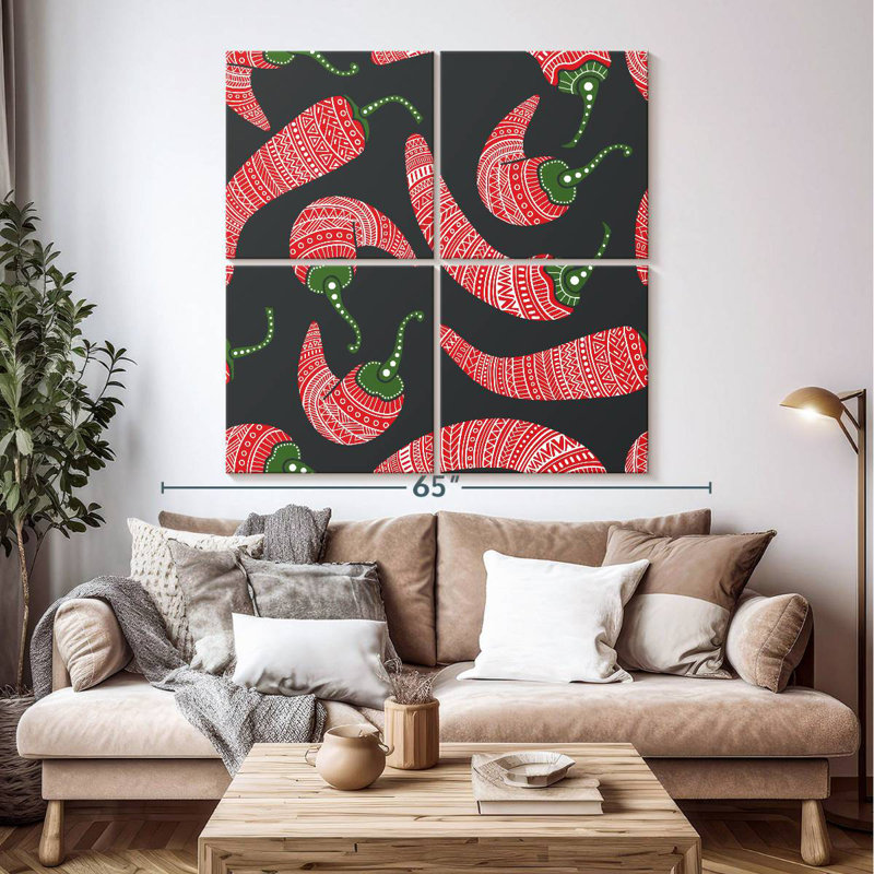 Yarlin Tribal Chili Pattern
