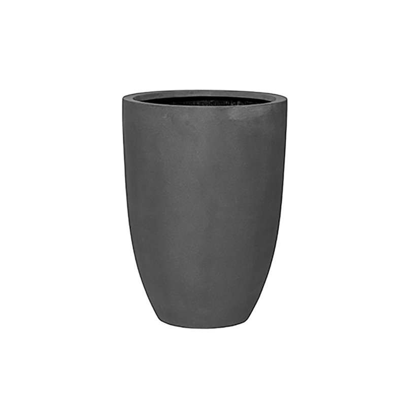 Sloatsburg Handmade Pot Planter, Black, 28" H x 20" W x 20" D