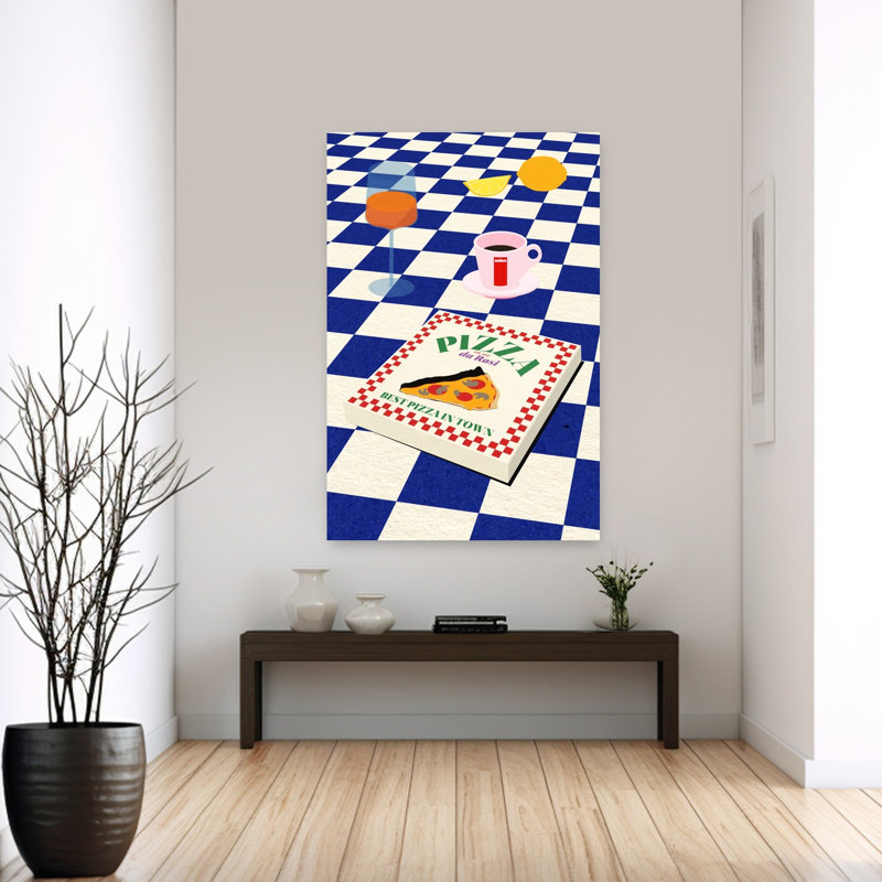 Art contemporain Art contemporain coloré, H 60 po x l 40 po