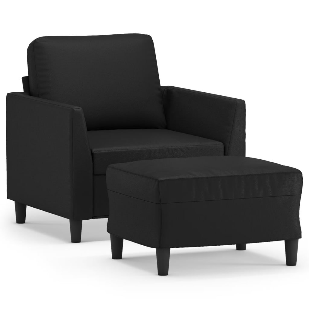 Ebern Designs Majeic Vegan Leather Armchair | Wayfair