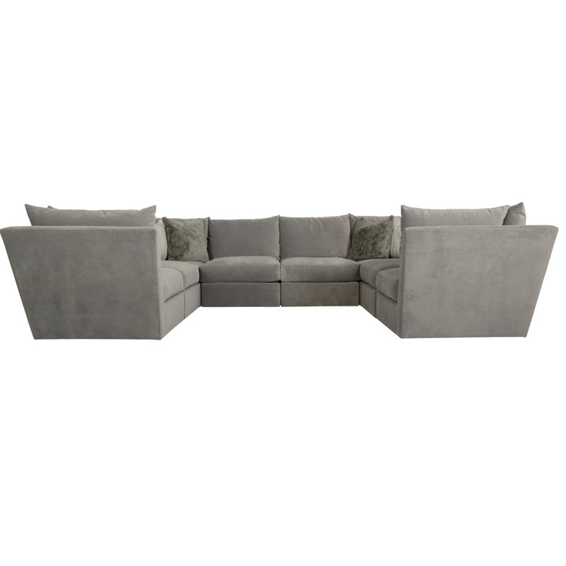 Sanctuary Sectional, Cream Chenille 1345-002
