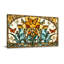 Vitrail tendance papillons fleurs étoiles soleil lune-826895872