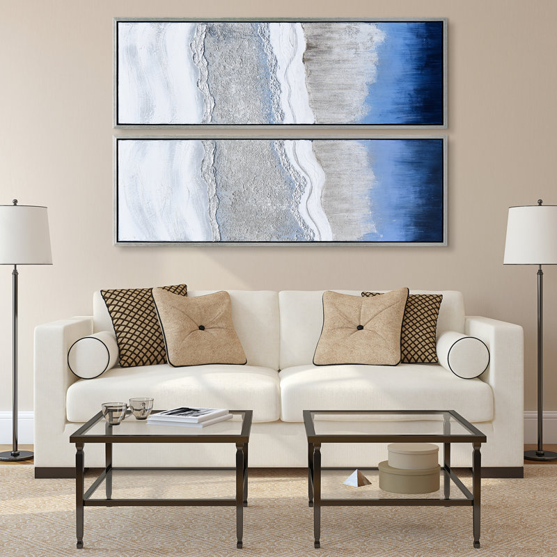 Sand Art by Martin Edwards - 2 Piece Floater Frame Painting Set