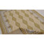 Vintage Swedish Rya Rug, Minimalist Diamond Lattice In Sage And Beige - Rug & Kilim