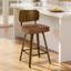 Tabouret de bar rotatif 26 po à hauteur de comptoir-2130976834-2137909068