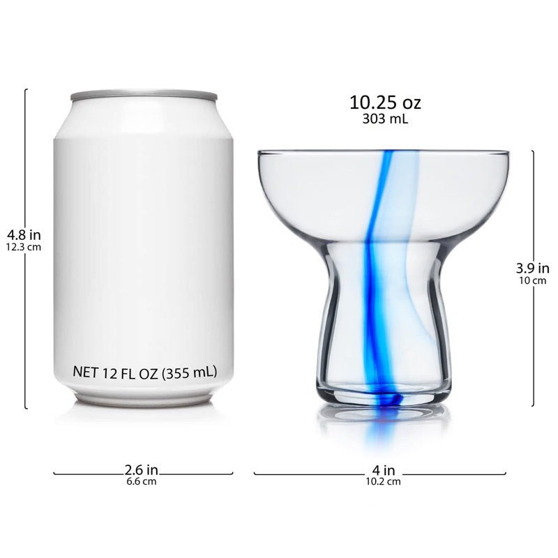 Blue Ribbon Libbey Stemless Margarita Glasses