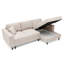 Ajten 3 Seater Velvet Sofa Bed-658948468-658948469
