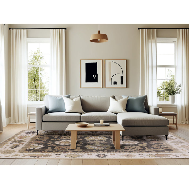 Arshag Oriental Indoor Rug, Rectangle 6' x 9'