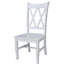 Chaise d'appoint en bois massif Audianna-268484259