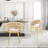 Modern Velvet-Upholstered Kitchen Dining Chairs With A Chic Ball Design Accent Chairs For Dining Room & Kitchen-941061140-941061142-941061136