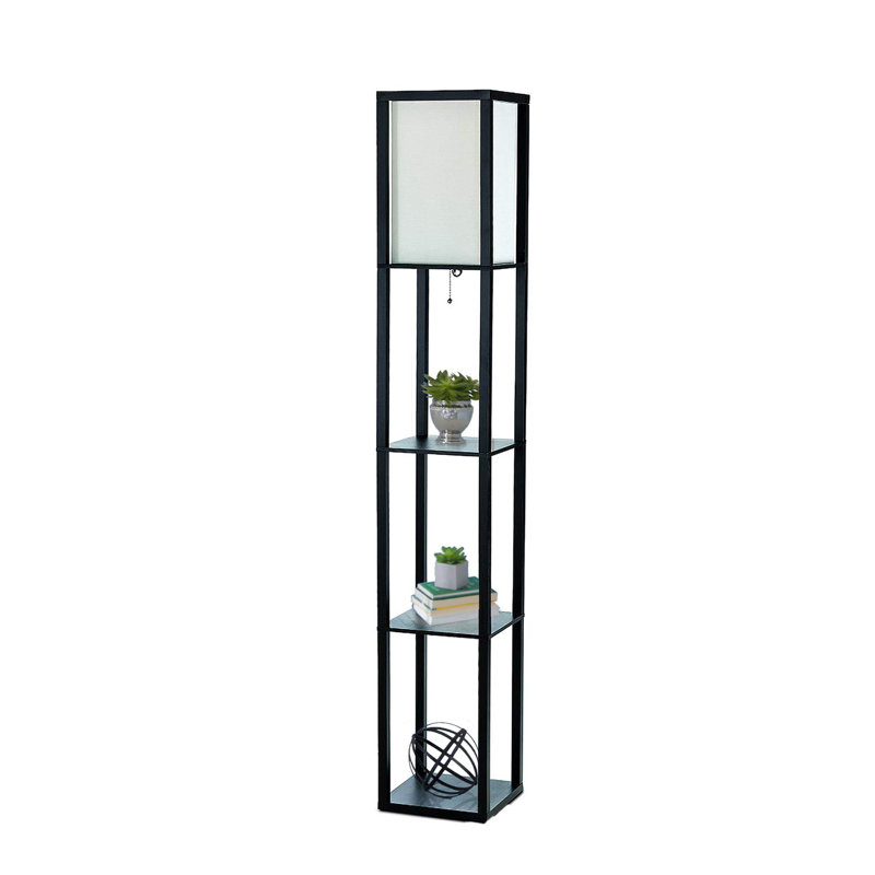Traditional Floor Lamp, Black