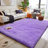 Solid Rug Soft Fluffy Purple Indoor Area Rug for Living Room Bedroom Nursery Kids Room-805677162-835077178
