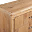 Mobilier de chambre à coucher en bois naturel avec commode à six tiroirs 1pc