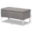 Polyester Upholstered Storage Bench-238857752