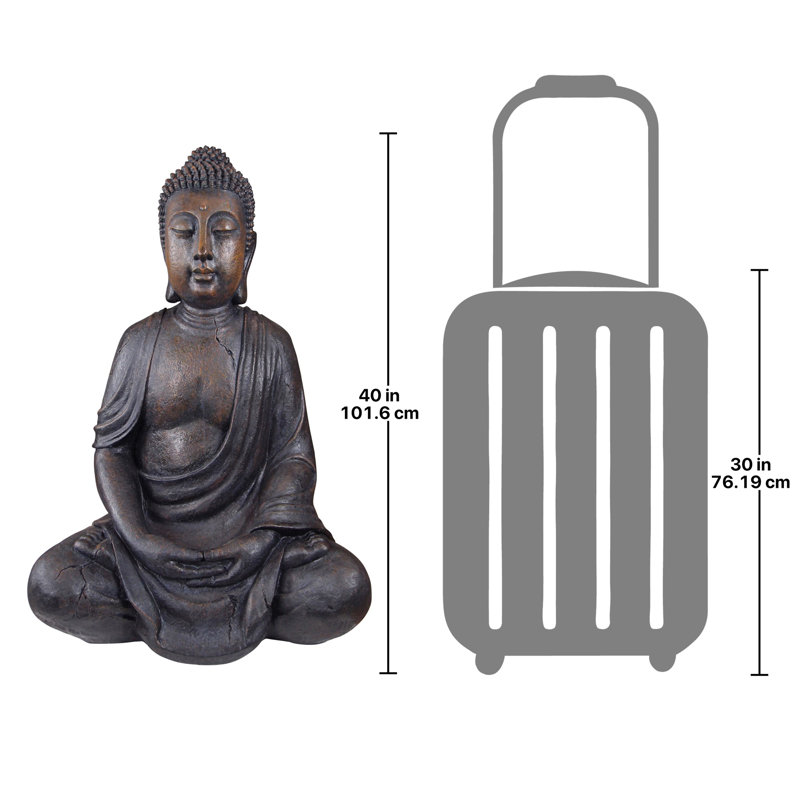 Large Meditative Buddha of the Grand Temple Garden Statue