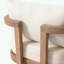 Ensemble de meubles de patio 5 pièces en bois d'acacia avec table basse et coussin moelleux
