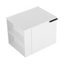 Ensemble de meuble-lavabo de salle de bain 24 po pour grand espace, ensemble d'armoires de salle de bain moderne, ensemble d'armoires de salle de bain sans lavabo, blanc (composable)-919037781