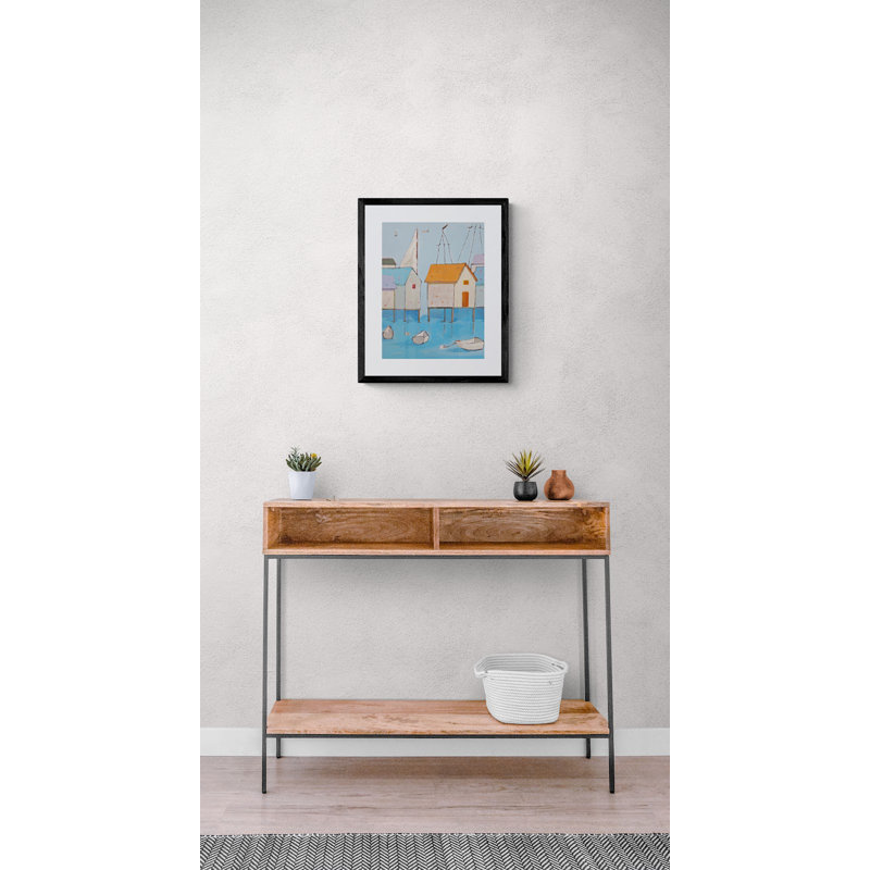 Boat House Row Print by Phyllis Adams, 16" H x 20" W