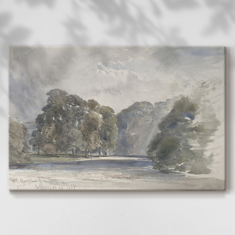 Paysages rétro-Ccci-Cavas enveloppés de galerie, 32X48