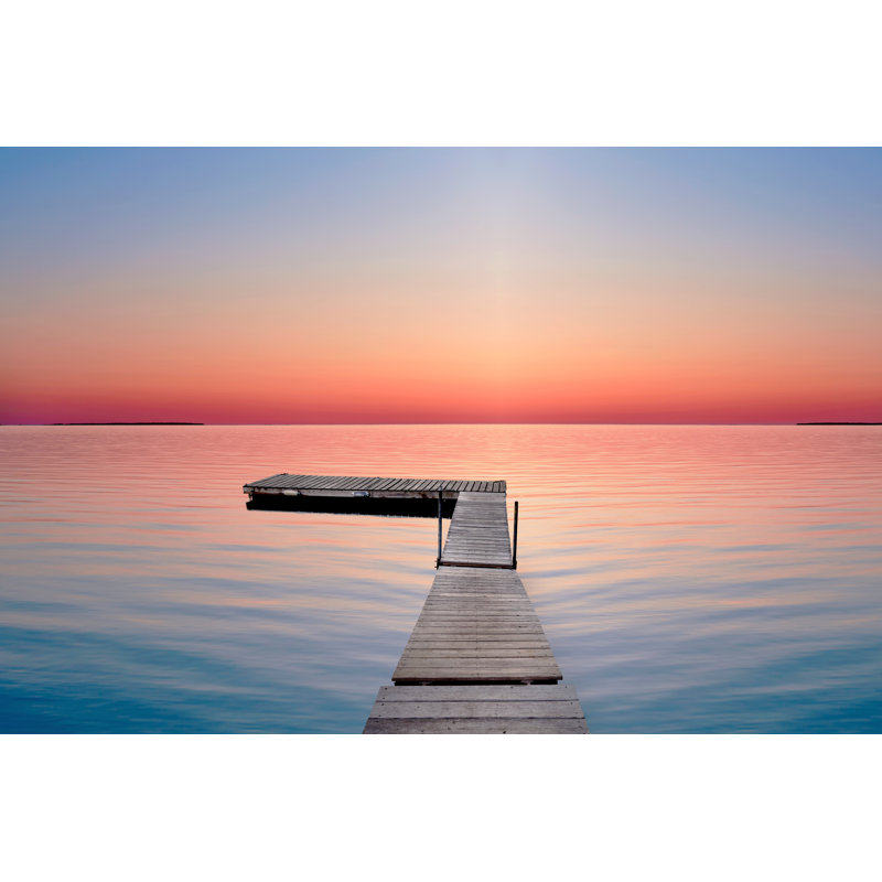 Lakescape X by James McLoughlin - Wrapped Canvas Print, 30cm H x 46cm W