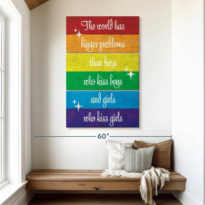 Tergel Bigger Problems Than Pride, 50" H x 32" W