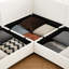 6 Modular With Storage Compartments, White Chenille, Modern, Ergonomic Seating Modern Living Room Sectional,-1137602604