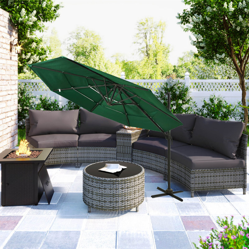 Alisson 300cm Parasol, Green