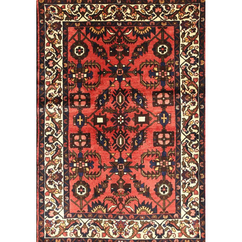 Tapis oriental rouge / beige, Rectangle 7 pi x 10 pi